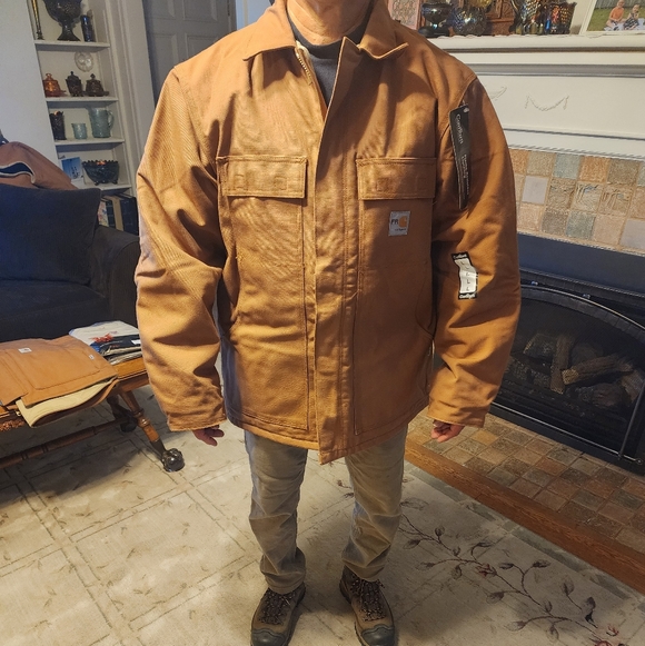 Mens Carhartt FR Quilt line coat size large regular Flame Resistant